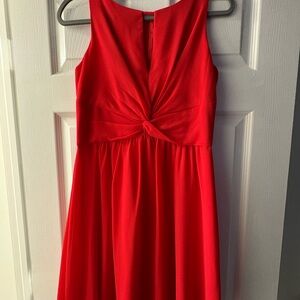 Vince Camuto Vibrant Red Midi Dress